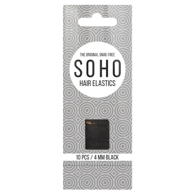 

Резинка для волос snag-free haargummis Soho, schwarz, количество 10 шт.