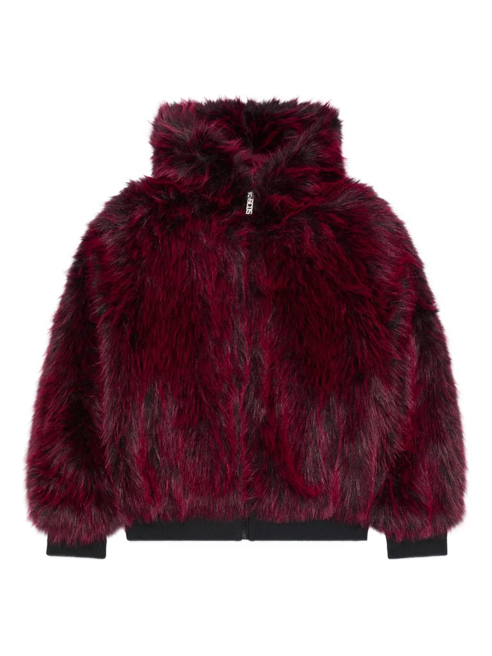 

Куртка с капюшоном и меховой оторочкой Gcds, красный