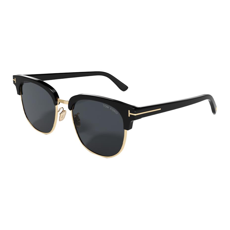 

TF Plate Alloy Frame Browline Sunglasses Unisex TOM FORD