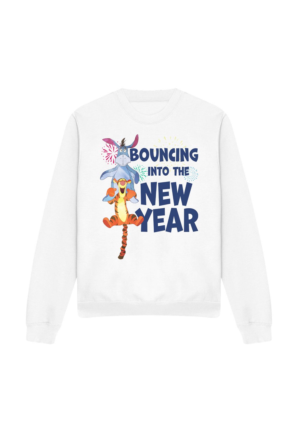 

Толстовка WINNIE THE POOH BOUNCING INTO THE NEW YEA PRINT Disney, белый