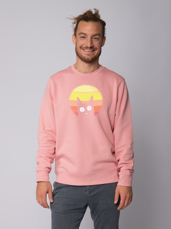 

Толстовка wat Apparel Sunset Cat, цвет canyon pink