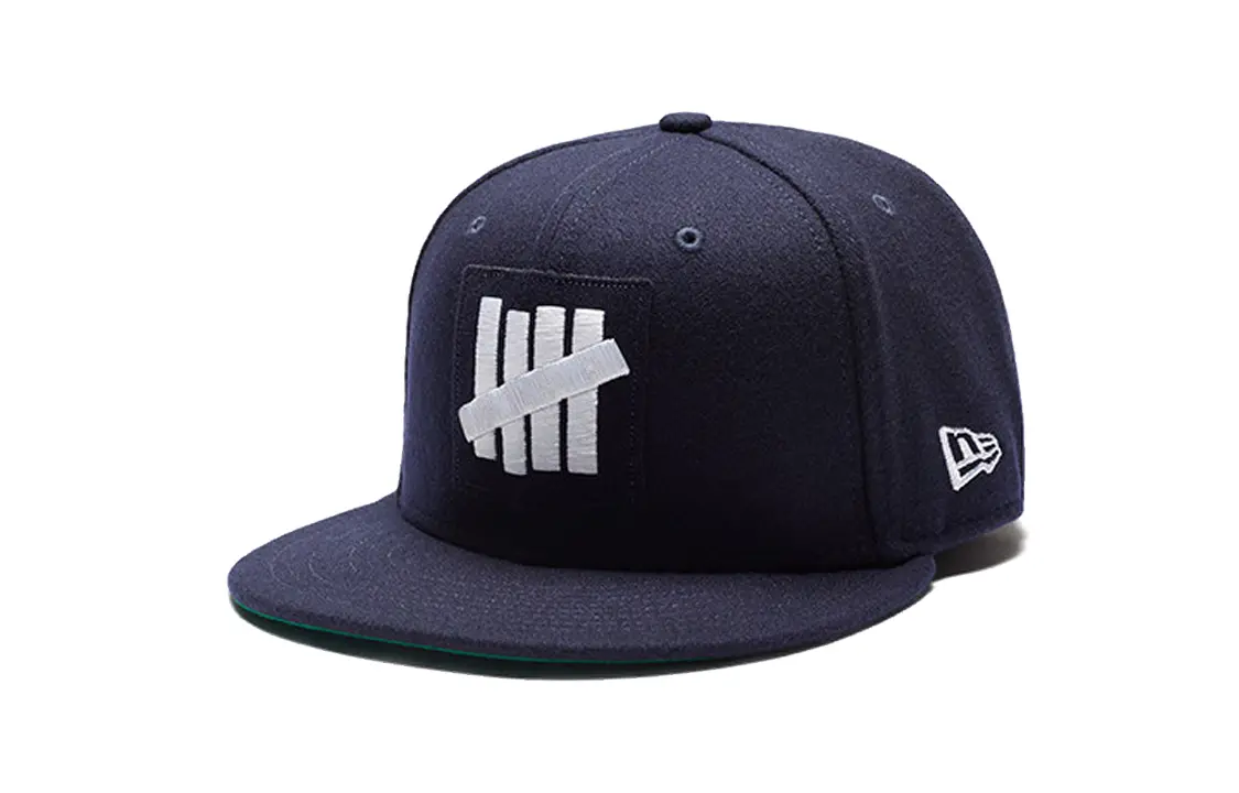 

UNDEFEATED Бейсболка из овечьей шерсти и вискозы унисекс сине-серого цвета, Blue