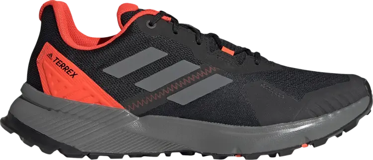

Кроссовки Terrex Soulstride 'Black Solar Red', черный