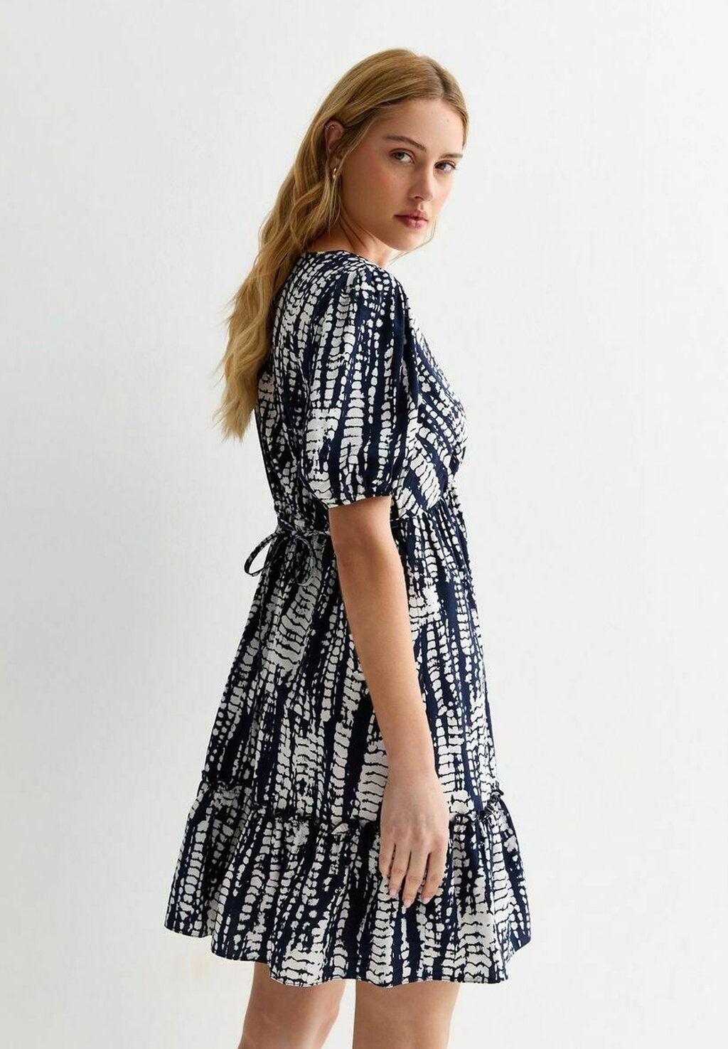 

Повседневное платье FRILL SMOCK MINI New Look, синий