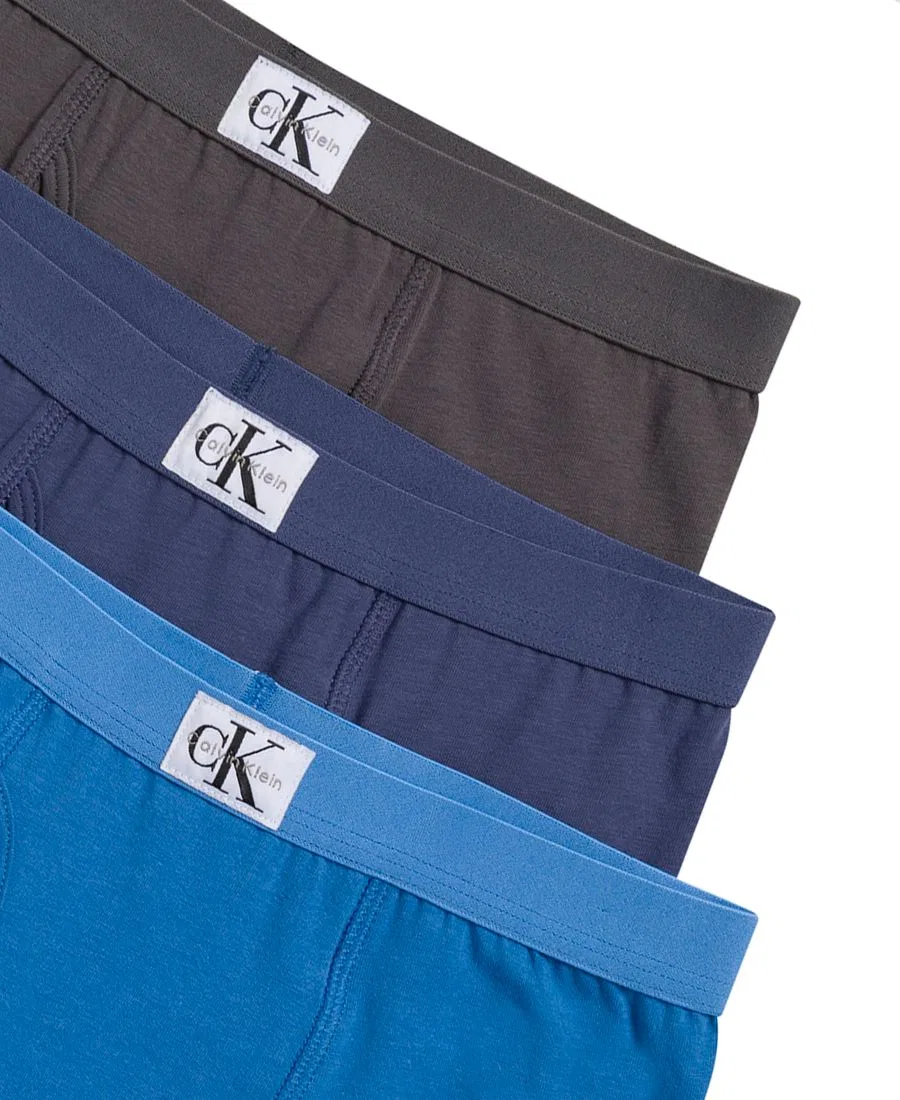 Комплект трусов-боксеров Calvin Klein, Poseiden Blue Blue Descent Magnet Assorted Color — фото 3