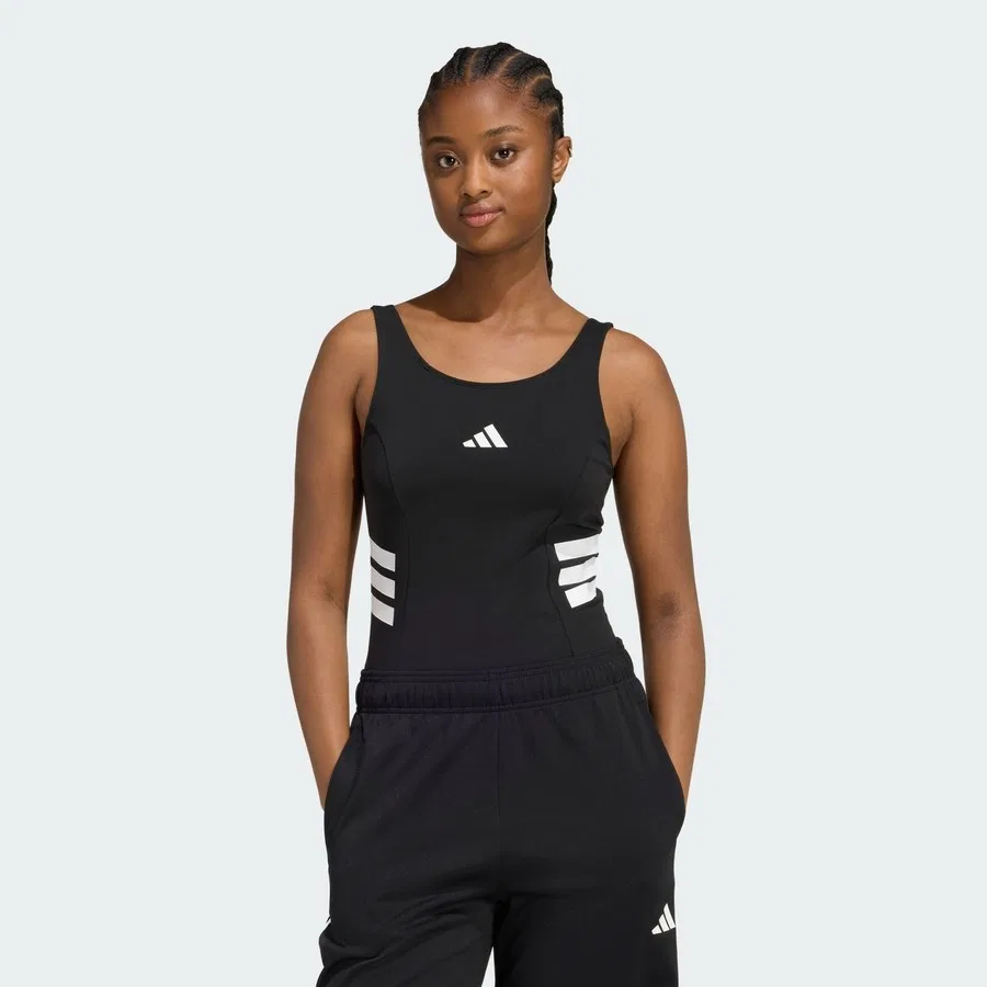 Женский топ с длинным рукавом Future Icons Three Stripes adidas, Черный