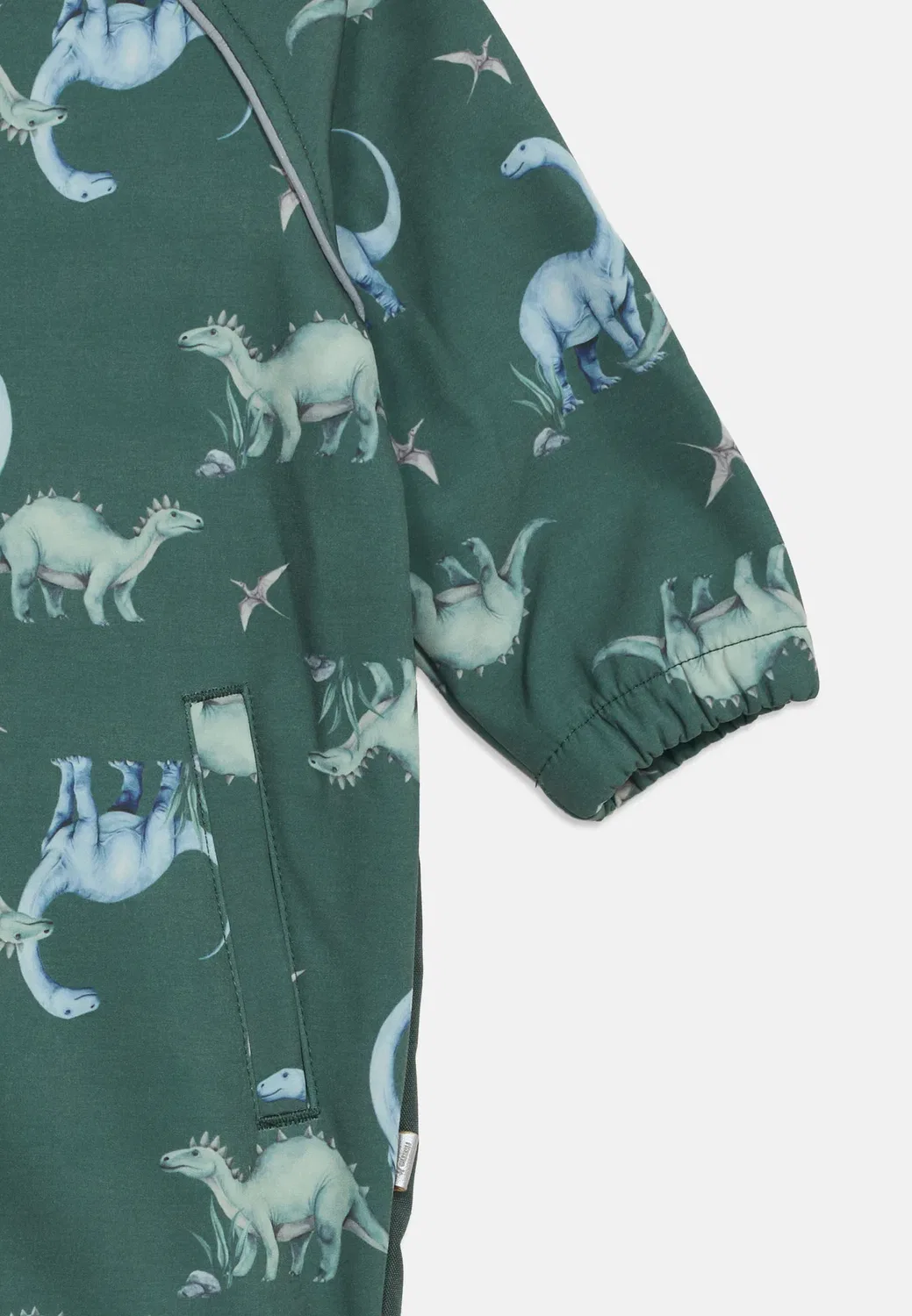 Nmmalfa08 софтшелл костюм aop 1fo noos - зимний костюм Name It, Jungle Green — фото 4