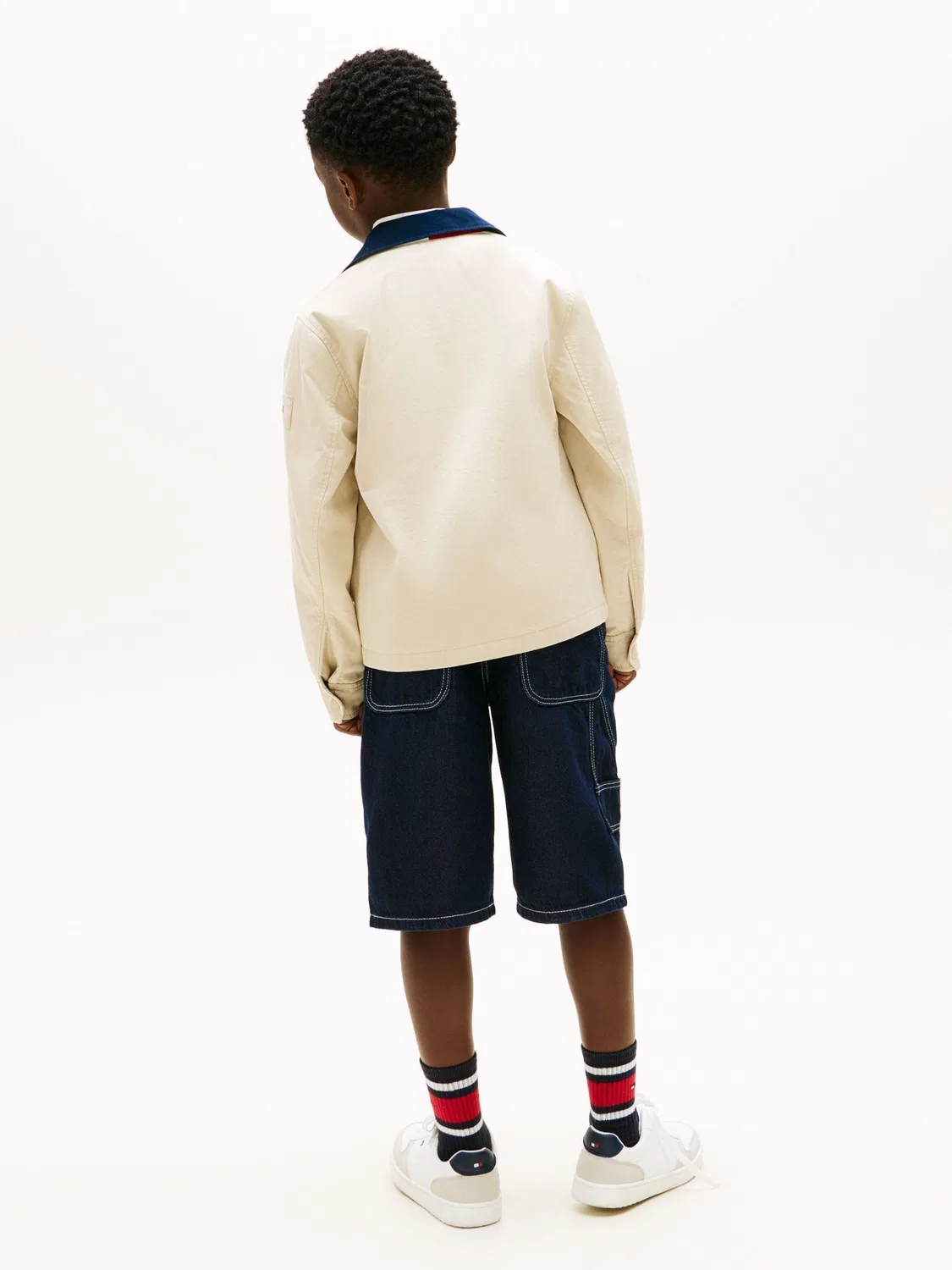 Куртка с контрастным воротником, Essential Tommy Hilfiger, коричневый — фото 4
