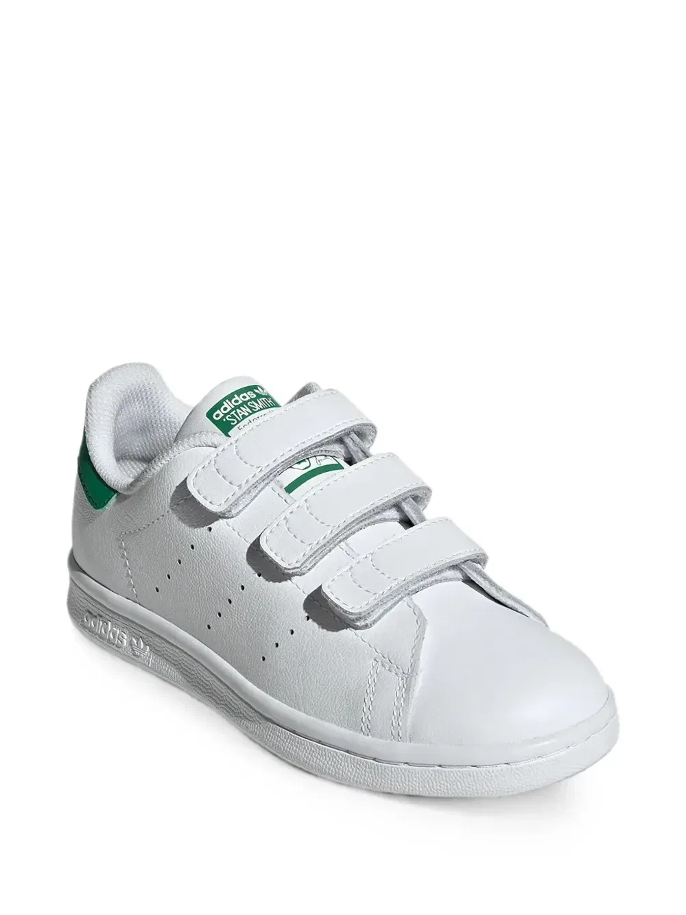 Кроссовки Stan Smith на липучках Adidas Kids, белый — фото 3