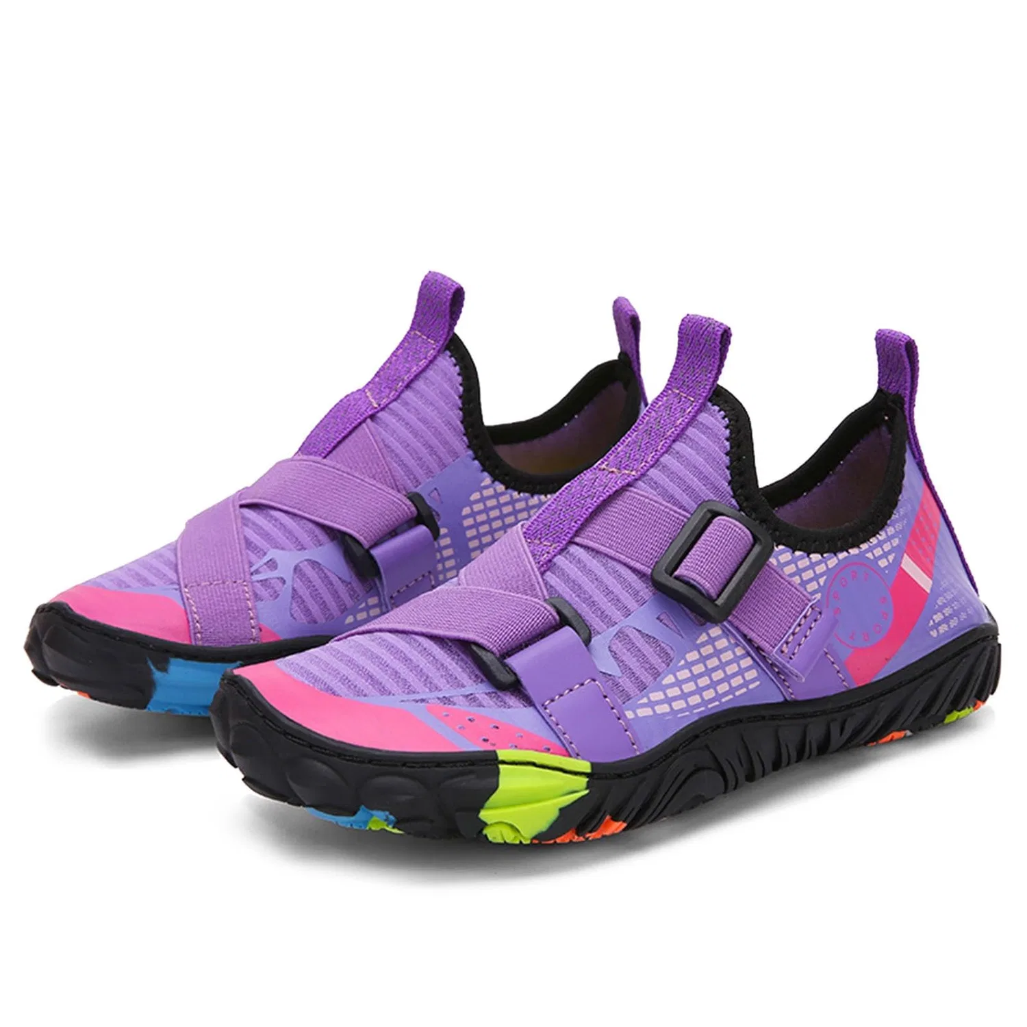 Детские кроссовки для мальчиков с принтом Scarpe Barefoot Scarpe Scoglio Bambino Bambina, Purple
