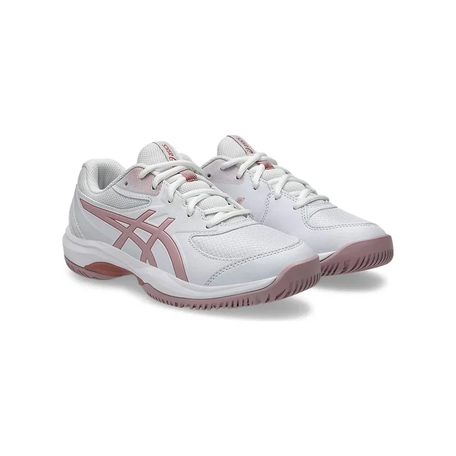 Детские теннисные туфли Gel-Game Gs Asics, Бело-розовый — фото 2
