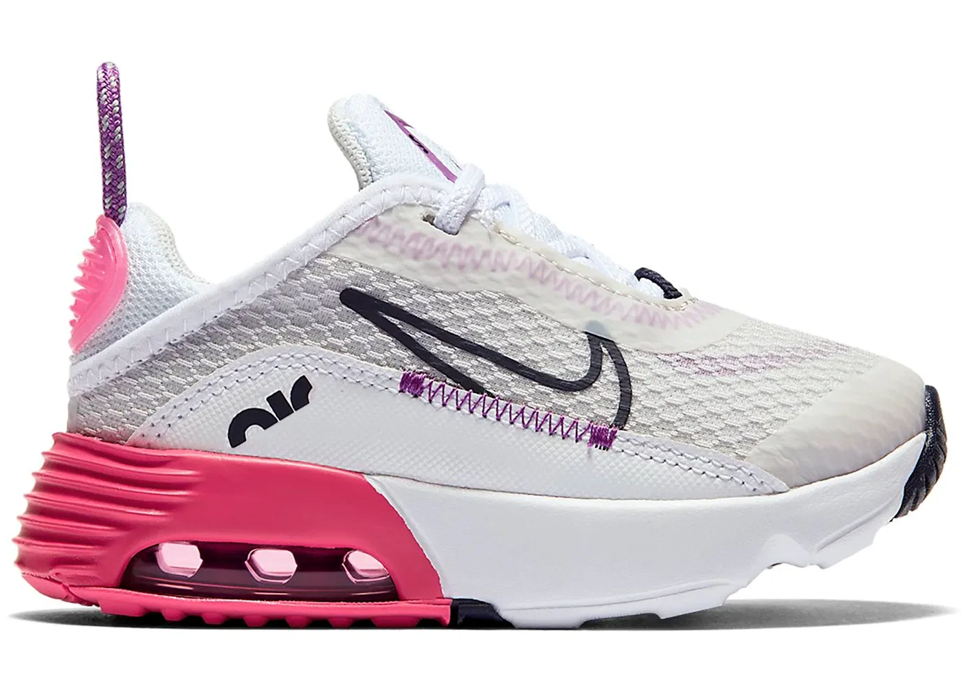 Детские кроссовки Lifestyle Nike Air Max 2090, Platinum Tint/Watermelon-Purple Nebula-Blackened Blue