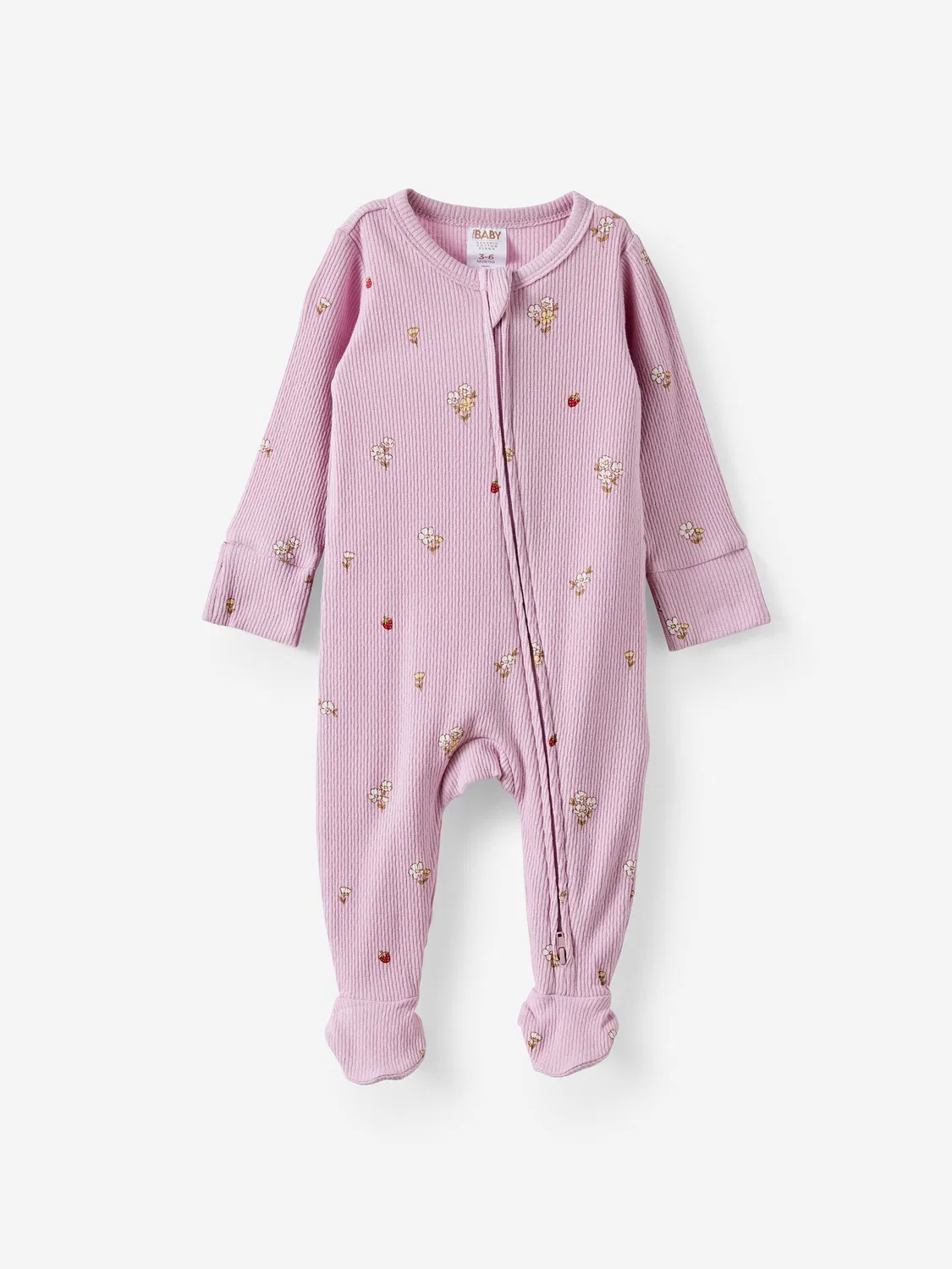 Комбинезон для сна с длинным рукавом, пойнтель Cotton On, фиолетовый