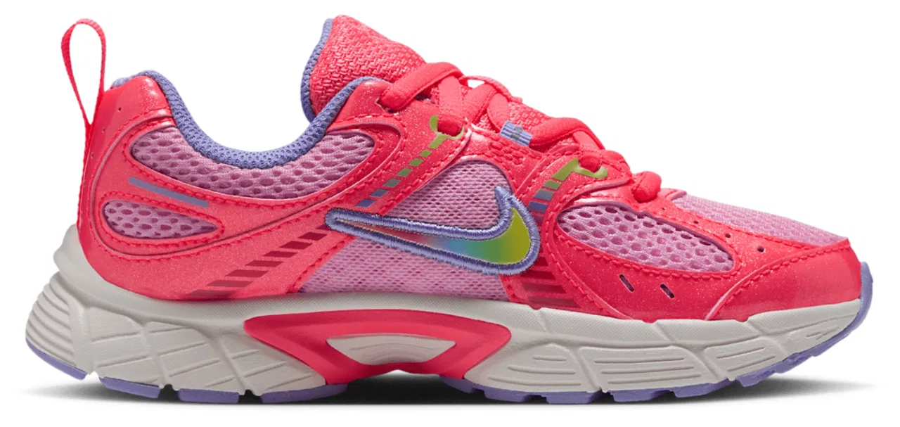 Детские кроссовки для девочек Nike V5 RNR Lace NA18, Pink Rise/Hot Punch/Multi