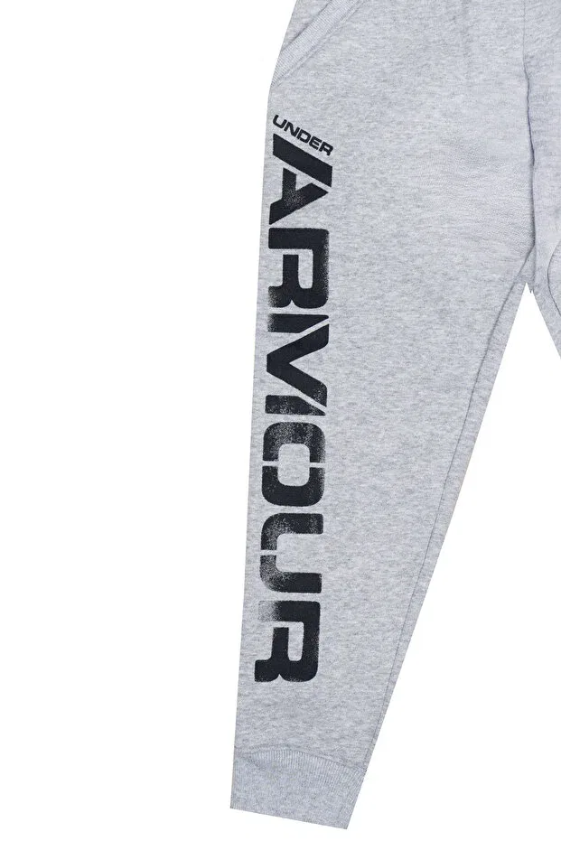 Детские спортивные штаны для девочек с принтом Under Armour, Gray — фото 3