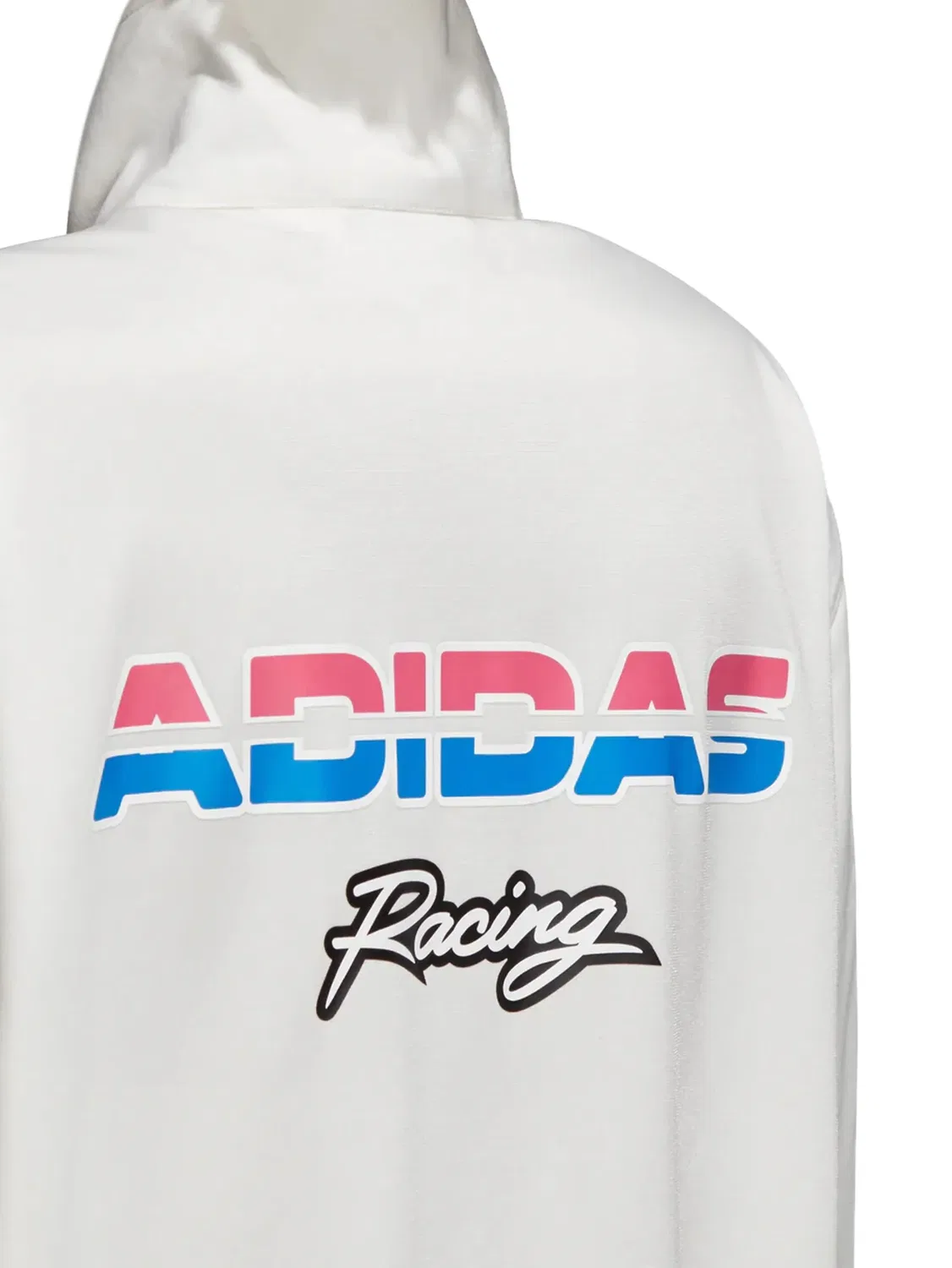 Спортивная куртка Stadium Racing Chalk White/Red/Blue Adidas, белый — фото 2