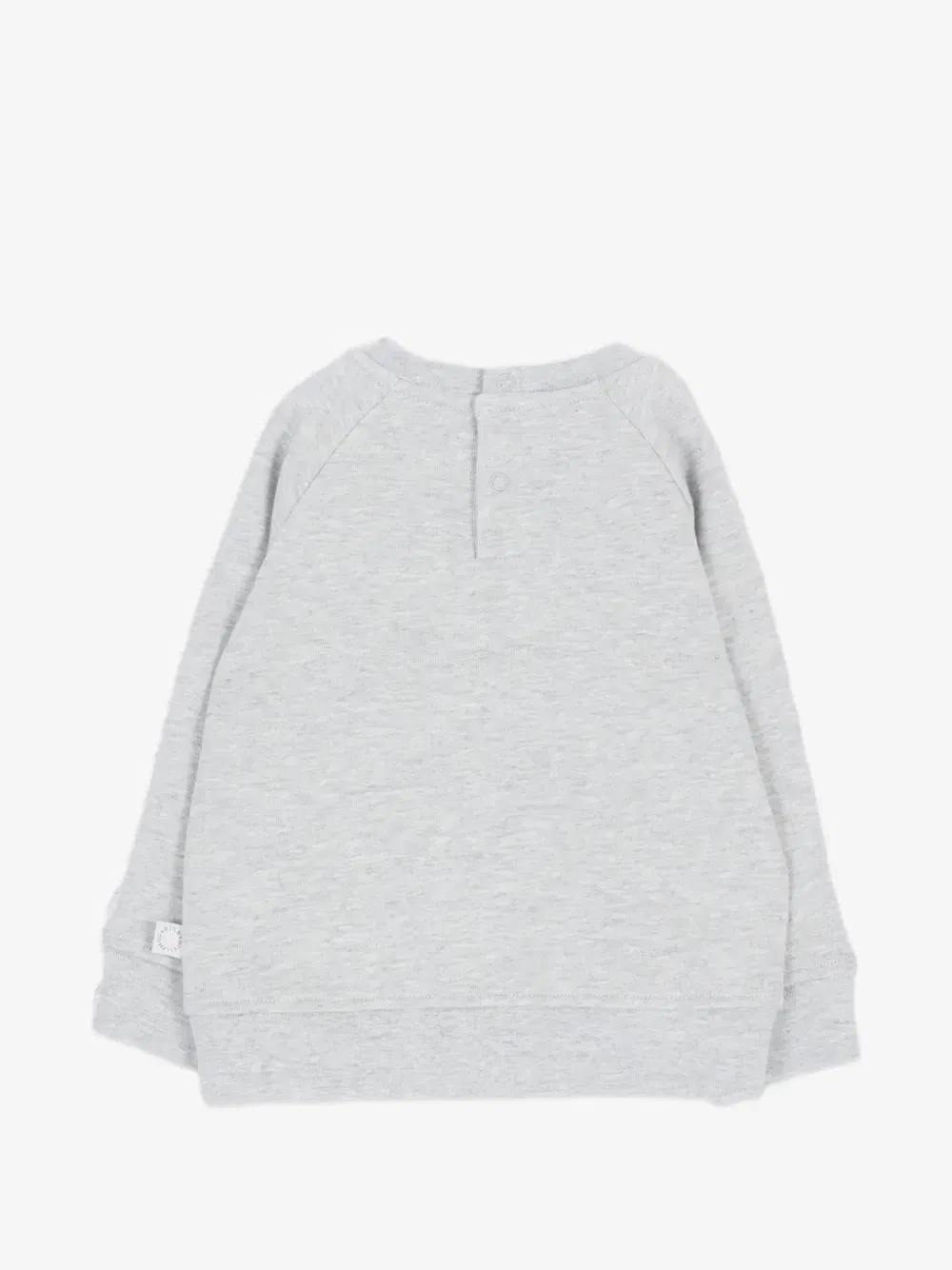 Хлопковая толстовка с логотипом Stella McCartney Kids, серый — фото 2