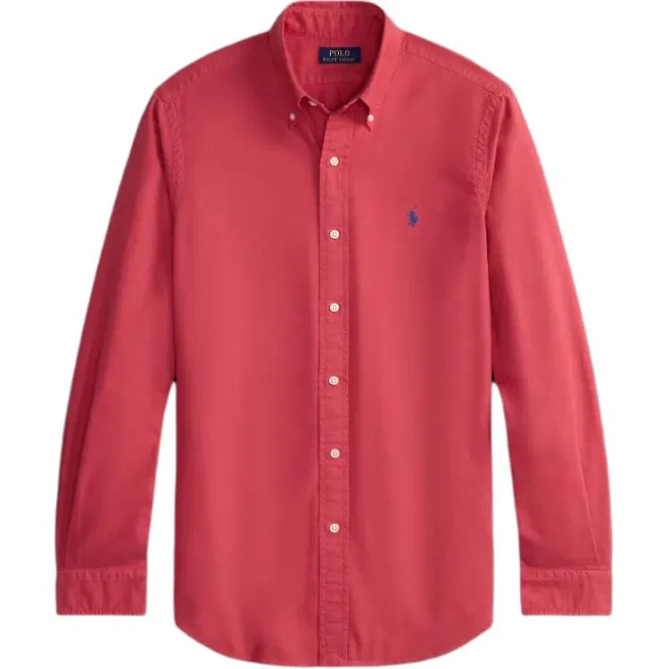 Мужская рубашка с длинным рукавом Polo Ralph Lauren, Nantucket Red