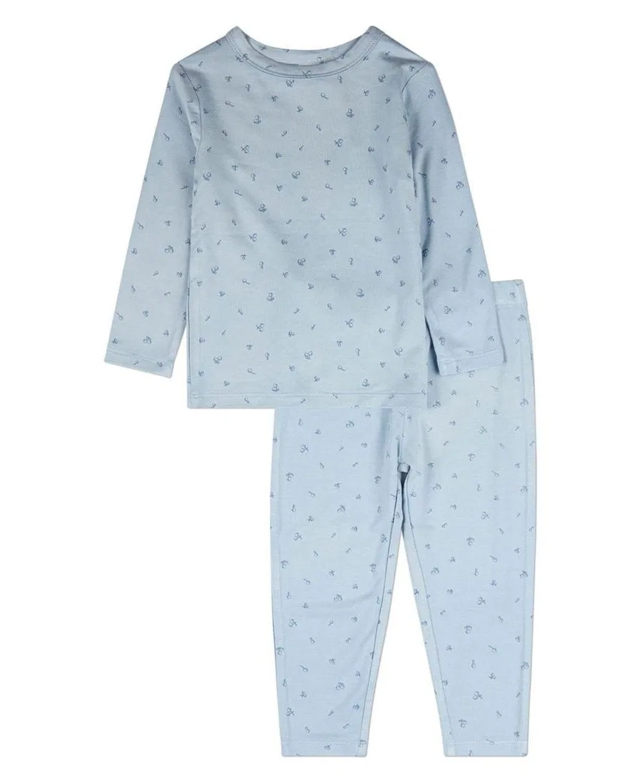 Комплект пижамы с принтом Delightful Cherries MeMoi, Blue
