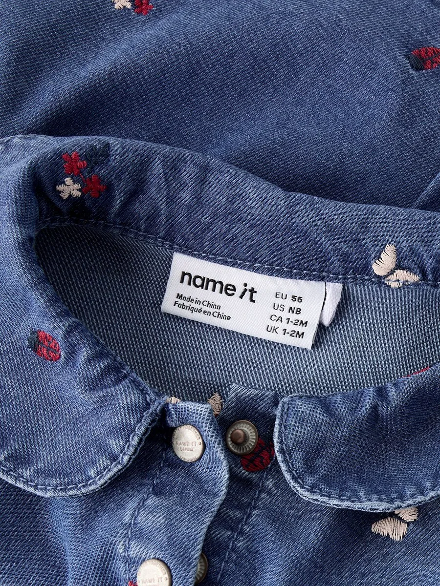 Платье синего цвета Name It — фото 4