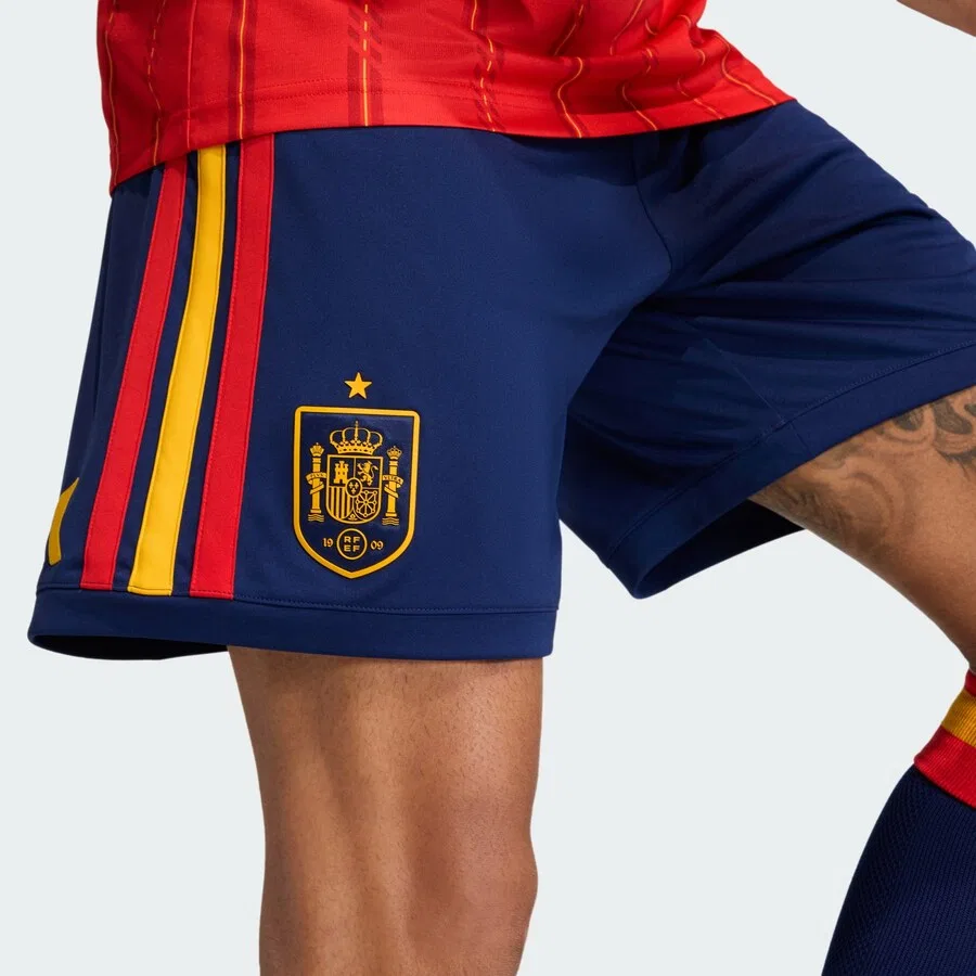 Спортивные шорты ADIDAS PERFORMANCE Regular Workout Pants 'Spain 26 Home' темно-синего цвета — фото 4