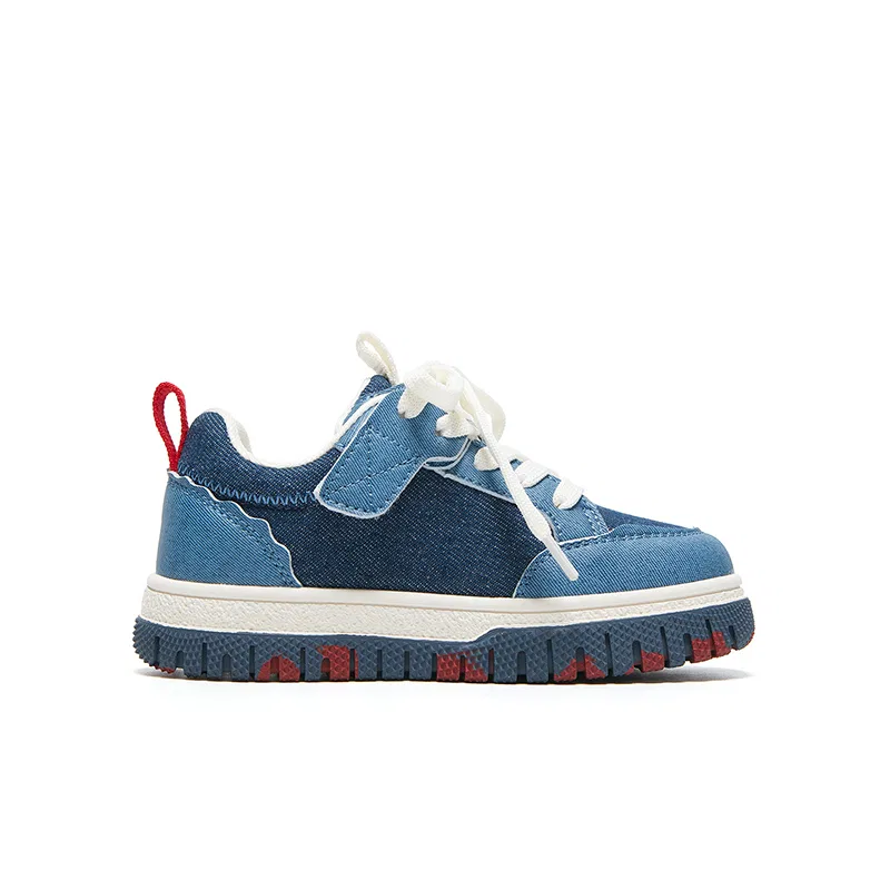 Детские скейтборд-кроссовки с джинсовой тканью Lee, Denim Blue — фото 3