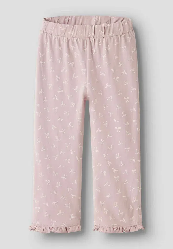 Комплект пижамы с принтом Nightset long sleeved Name It, keepsake lilac, сиреневый/мятный — фото 3