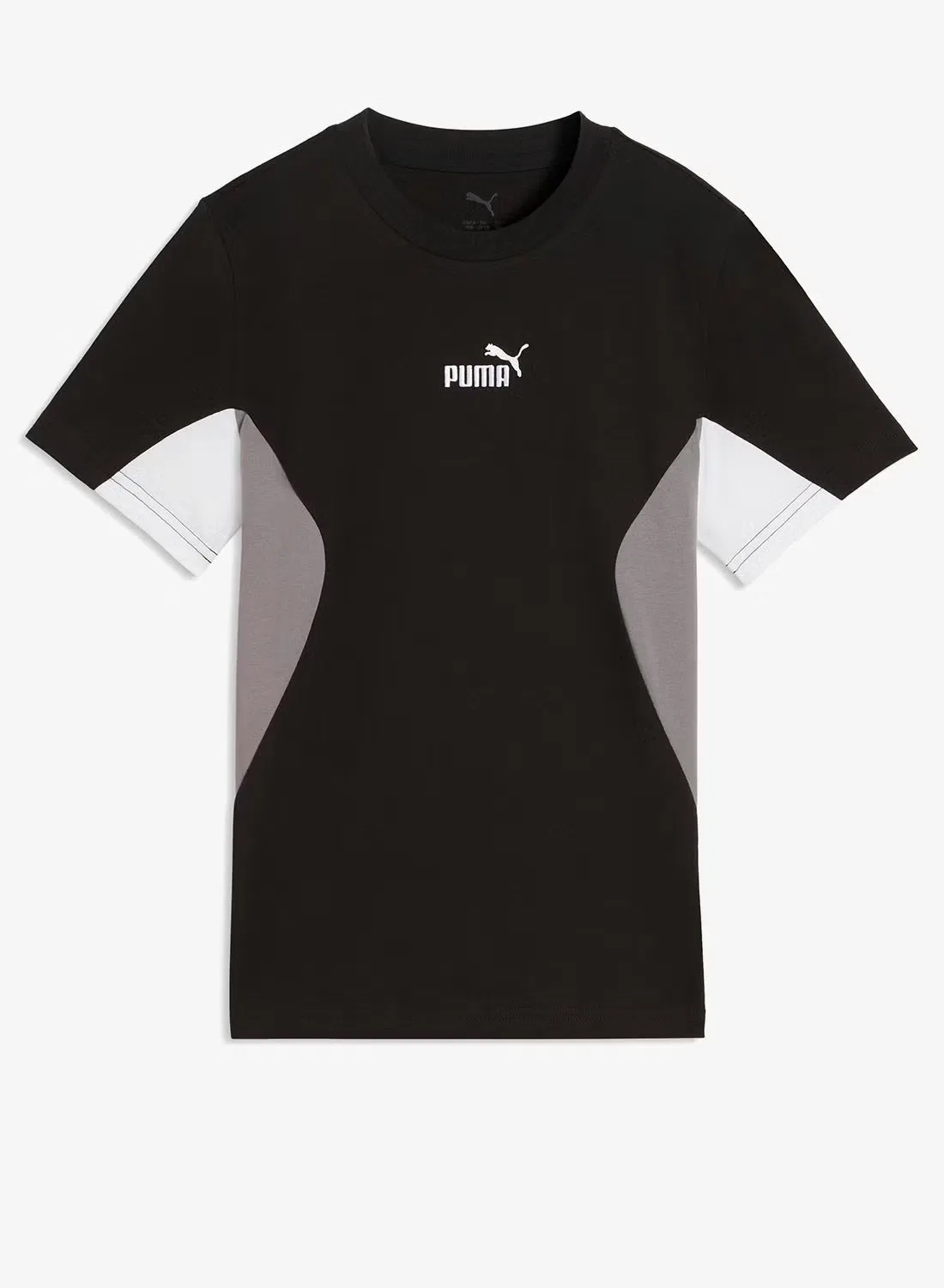 Футболка с цветными блоками Youth Essential Puma, черный — фото 4