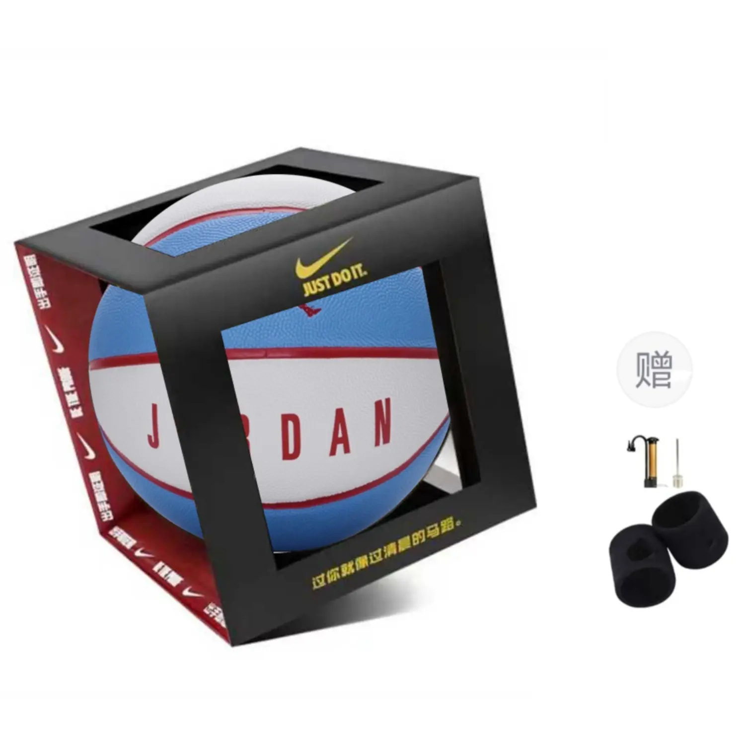 

Jordan Искусственная кожа баскетбольный мяч white, university blue, university red размер 7 мяч для тренировок unisex