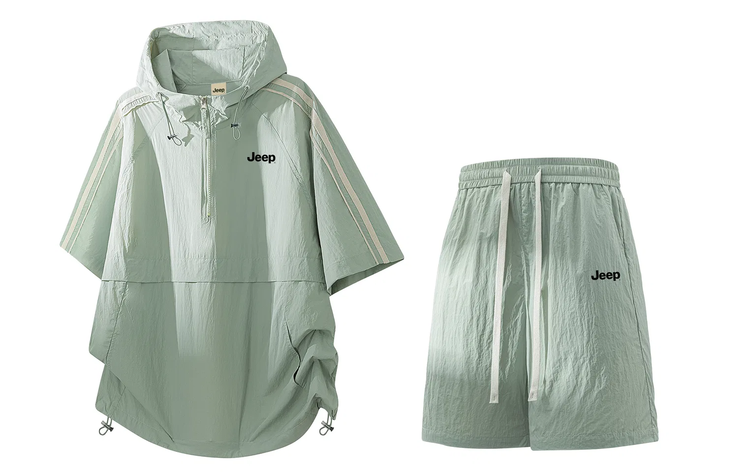 Детский комплект из худи и брюк Jeep Casual Sportswear, Pea Green