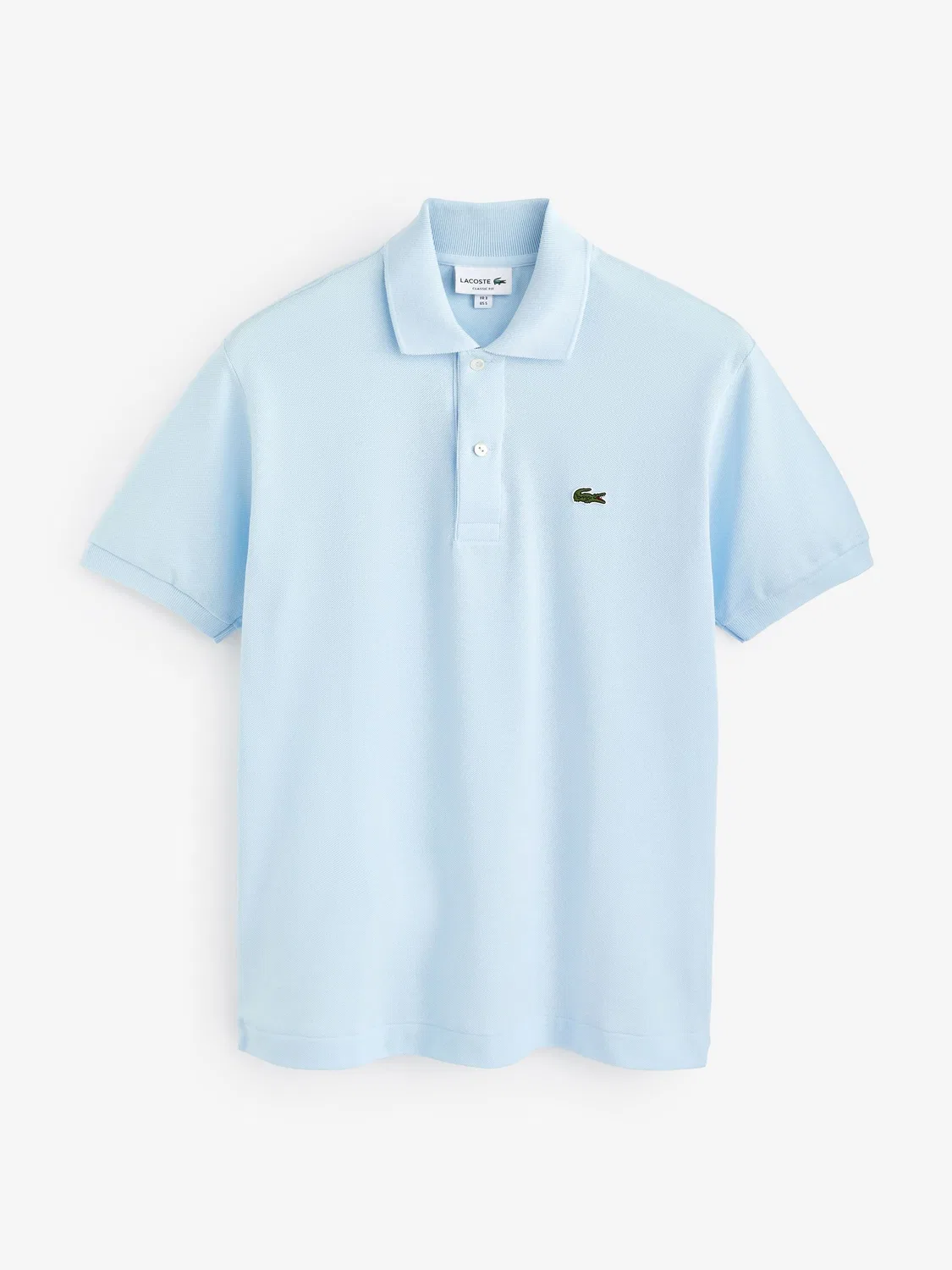 Поло классическое, модель L.12.12 Lacoste, бледно-голубой — фото 4