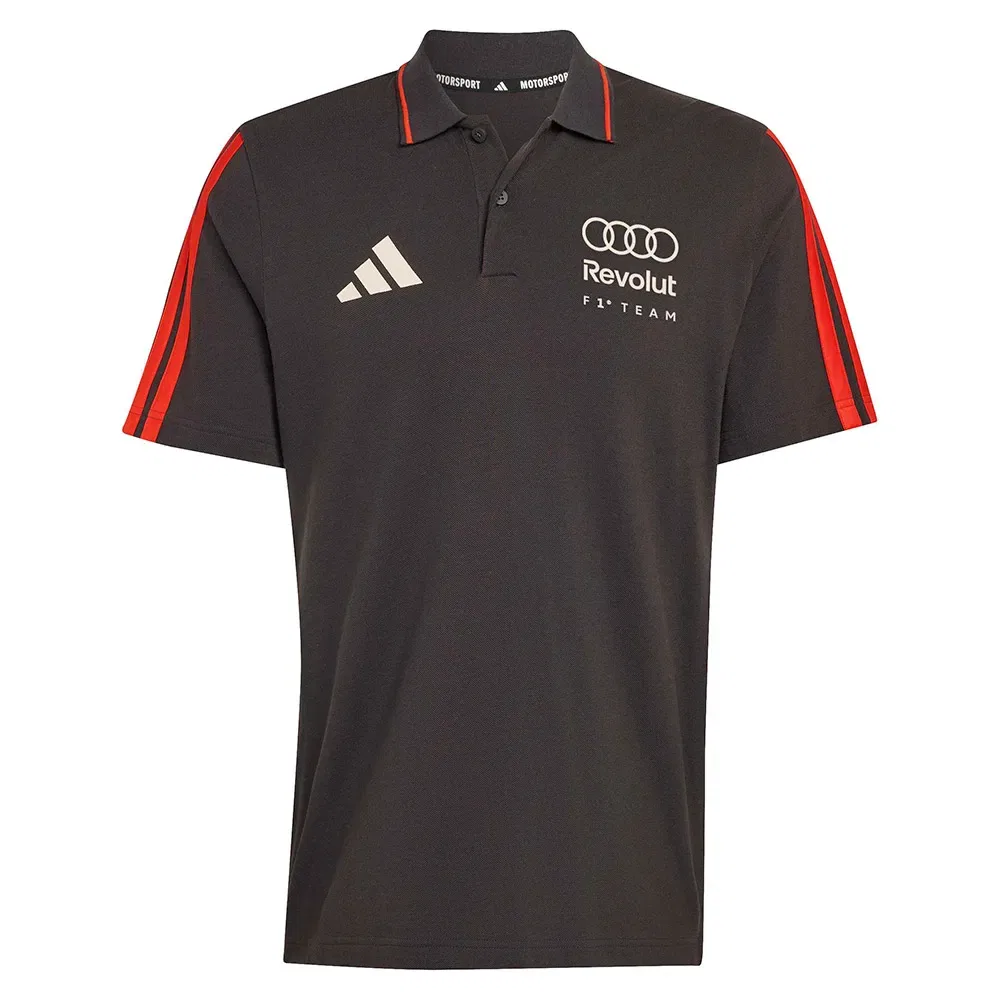 Мужское поло с коротким рукавом Audi F1 Team DNA Adidas, Black