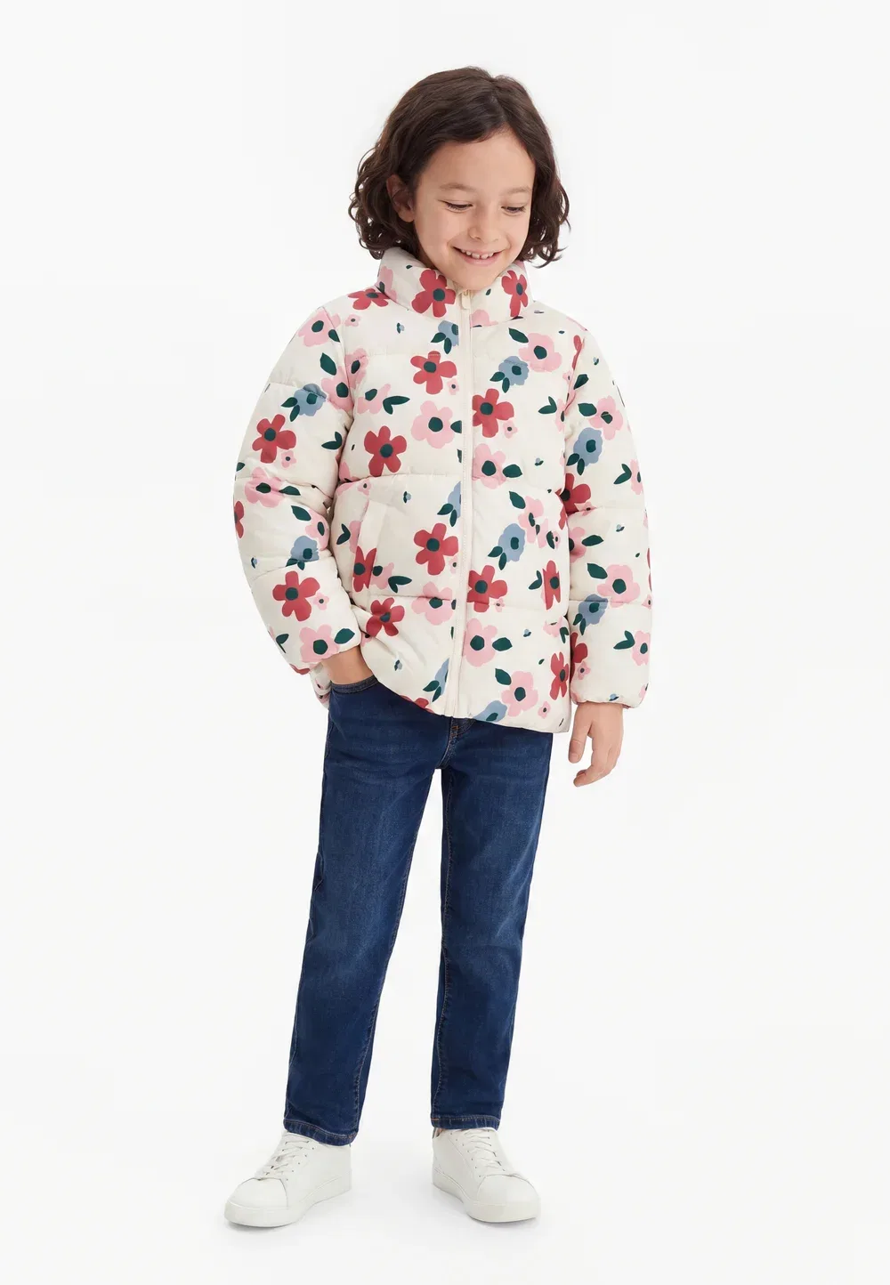 Зимняя куртка Petit Bateau, Milk/Multi-Coloured