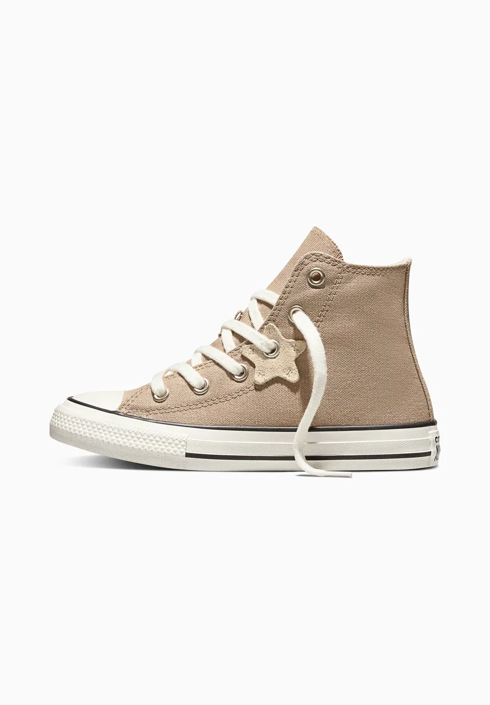 Высокие кеды Chuck Taylor All Star Star and Moon унисекс - высокие кроссовки Converse, Vintage Cargo White Black — фото 4