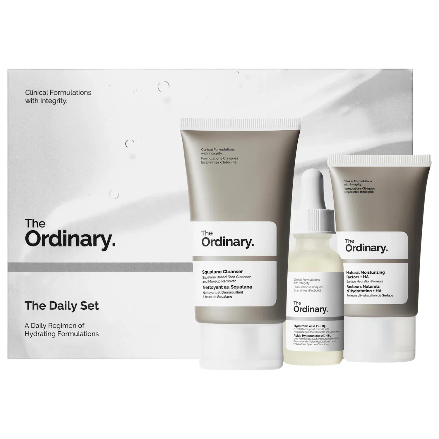 Набор для ухода за кожей The Daily Set The Ordinary, Гиалуроновая Кислота