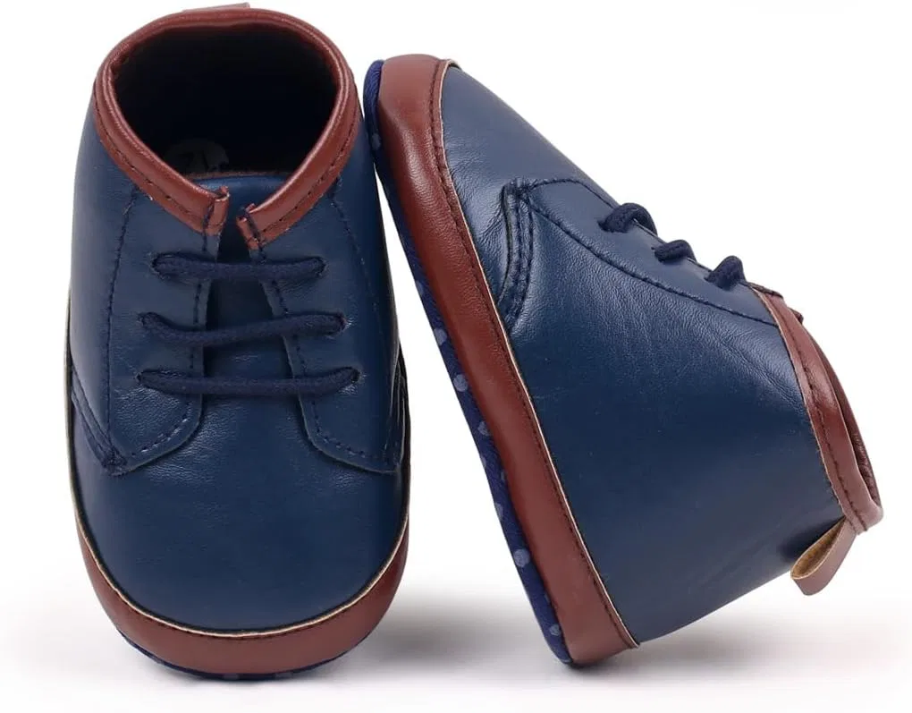 Детские кроссовки с высоким верхом Oxford Purepips, Navy — фото 3
