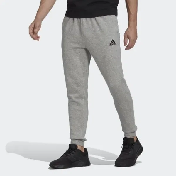 Тренировочные штаны Essential Fleece Regular Tapered, Adidas, черный
