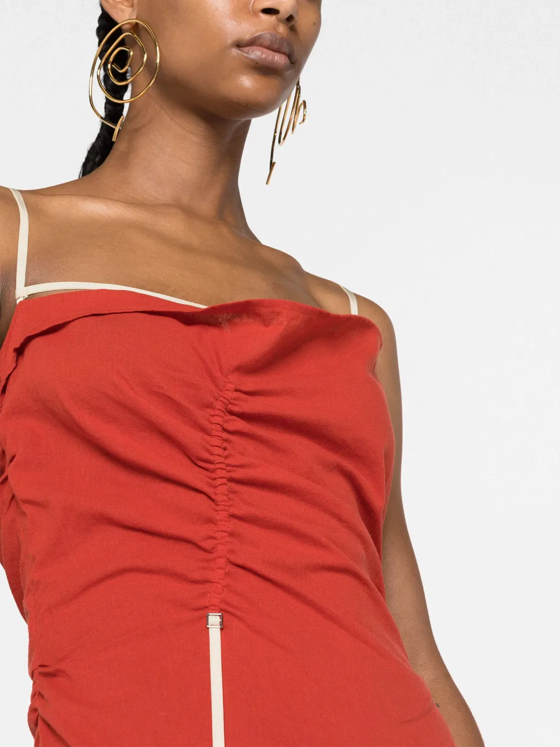 Jacquemus Платье Gaua красное — фото 2