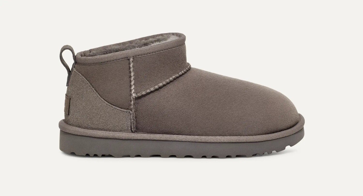 Угги женские UGG Classic Ultra Mini, серый