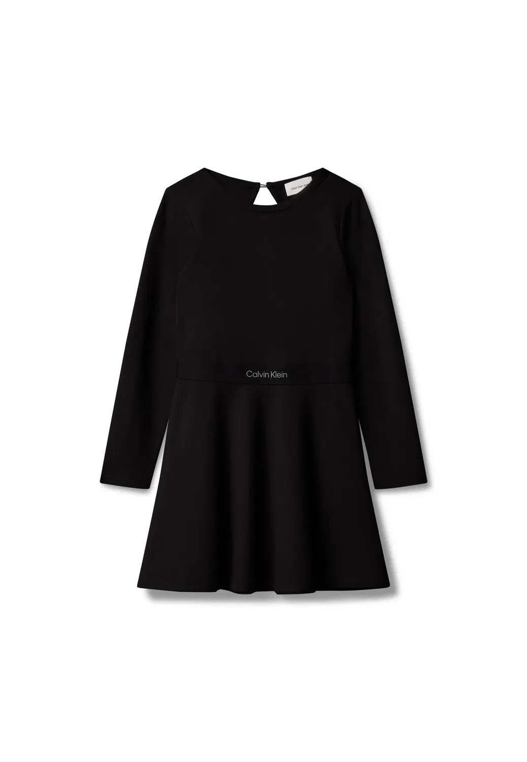 Платье с логотипом Punto - повседневное платье Calvin Klein Jeans, Pvh Black — фото 3