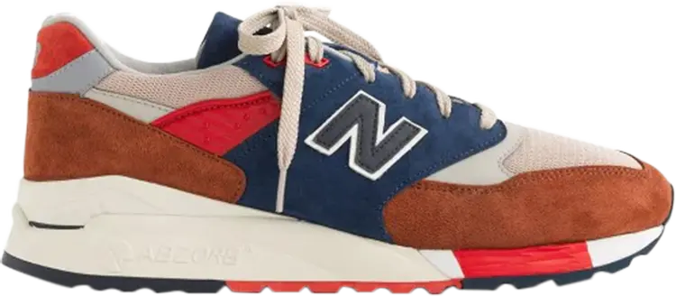 

Кроссовки New Balance J.Crew x 998 'Hilltop Blues', коричневый
