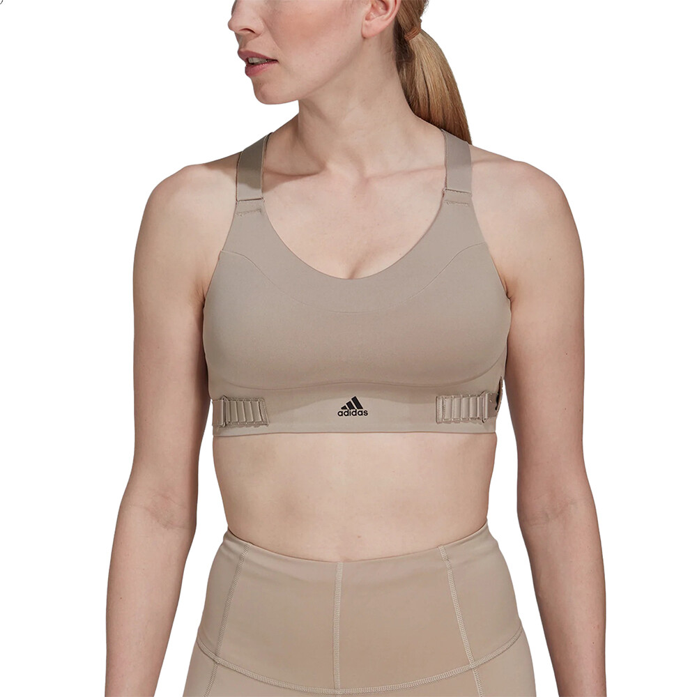 

Топ Adidas FastImpact Luxe Run High-Support, бежевый