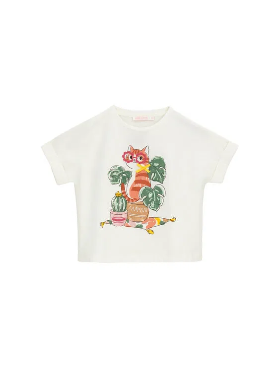 Футболка boxy fit Original Marines, белый