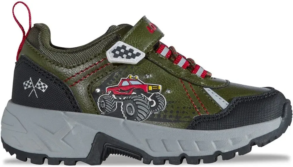 Кроссовки низкие детские Rekato Flashlight Shoes Lotto, зеленый