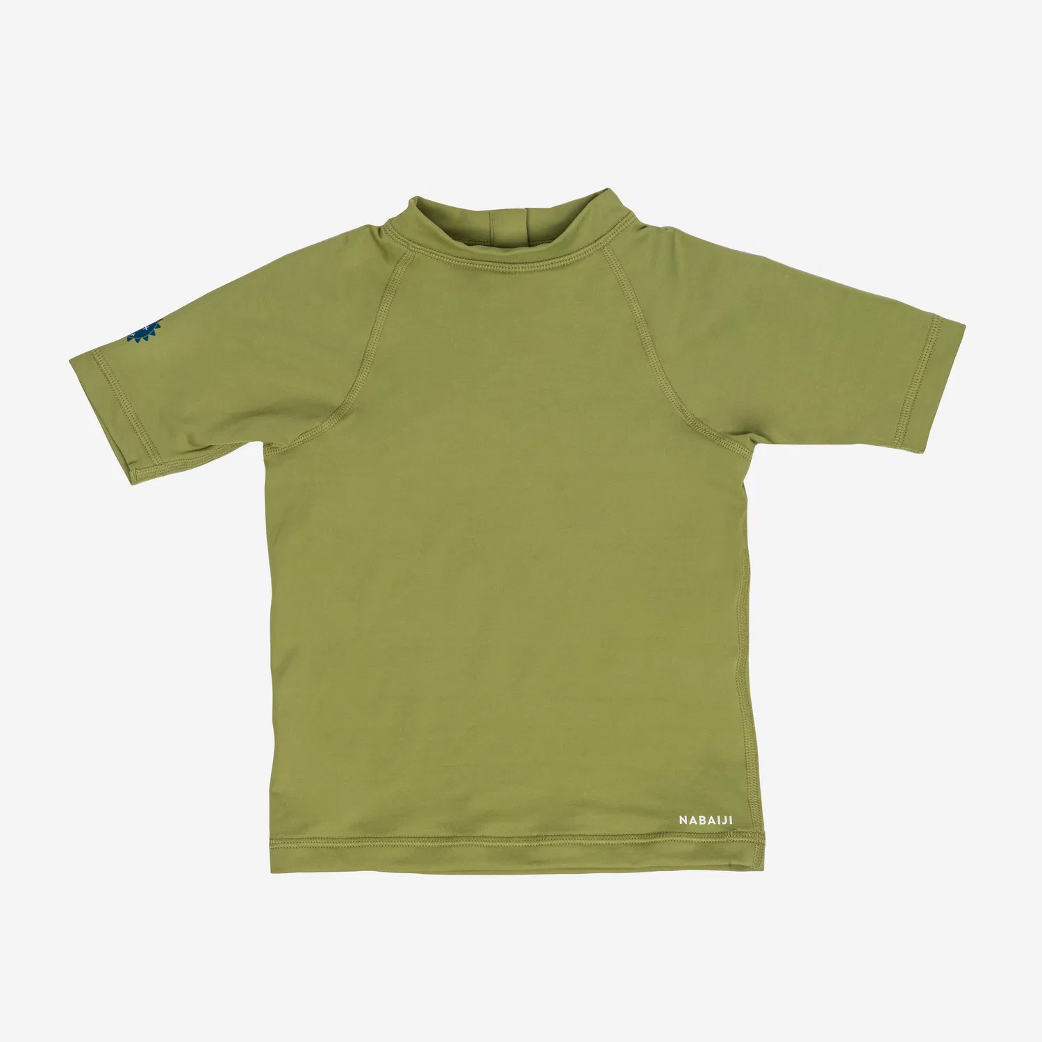 Детская футболка с коротким рукавом UV-Shirt kurzarm Baby Decathlon, Olivgrun — фото 3