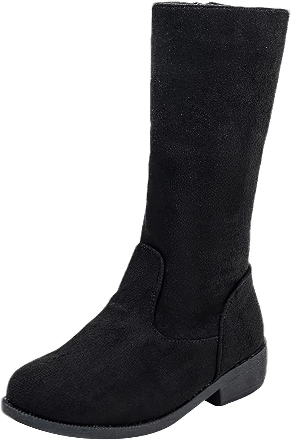 Детские зимние сапоги для девочек с боковой молнией rismart, Black