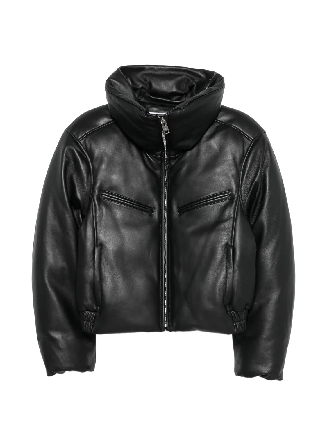 Утепленная куртка из кожи ягненка Alexander Wang, черный