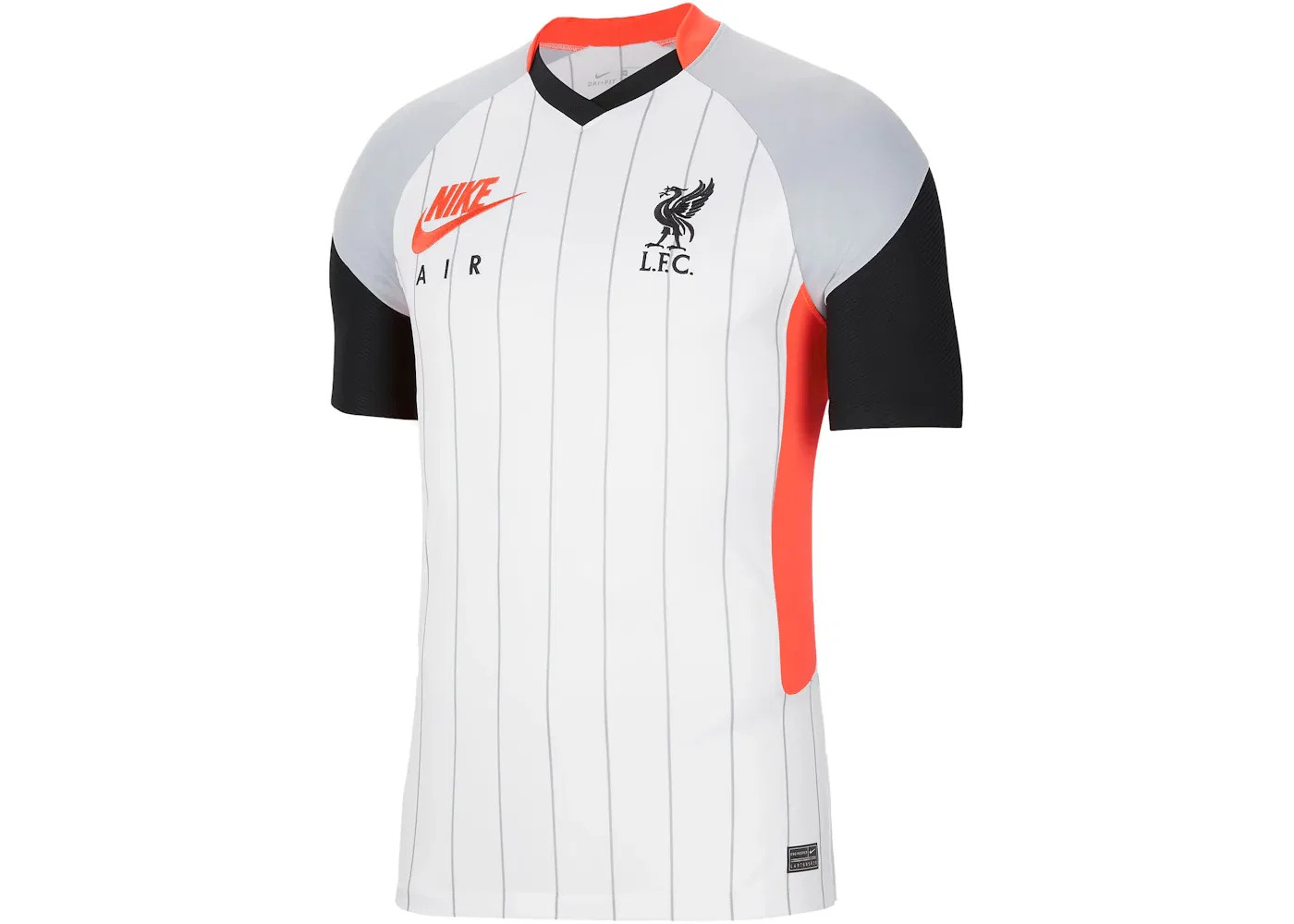 Мужская футболка с длинным рукавом Nike Liverpool F.C. Stadium Air Max Men's Football Shirt, White/Laser Crimson/Wolf Grey/Black
