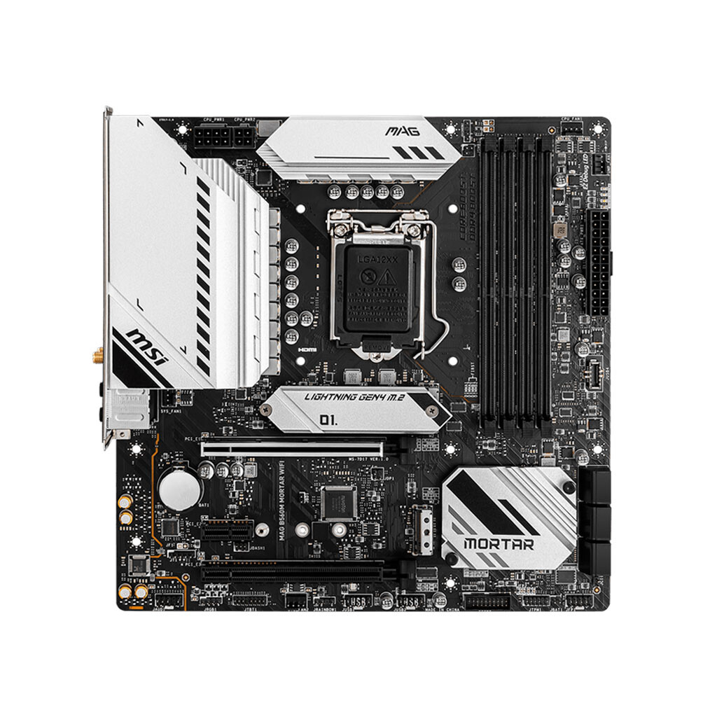 

Материнская плата MSI MAG B560M MORTAR WIFI, LGA 1200, DDR4