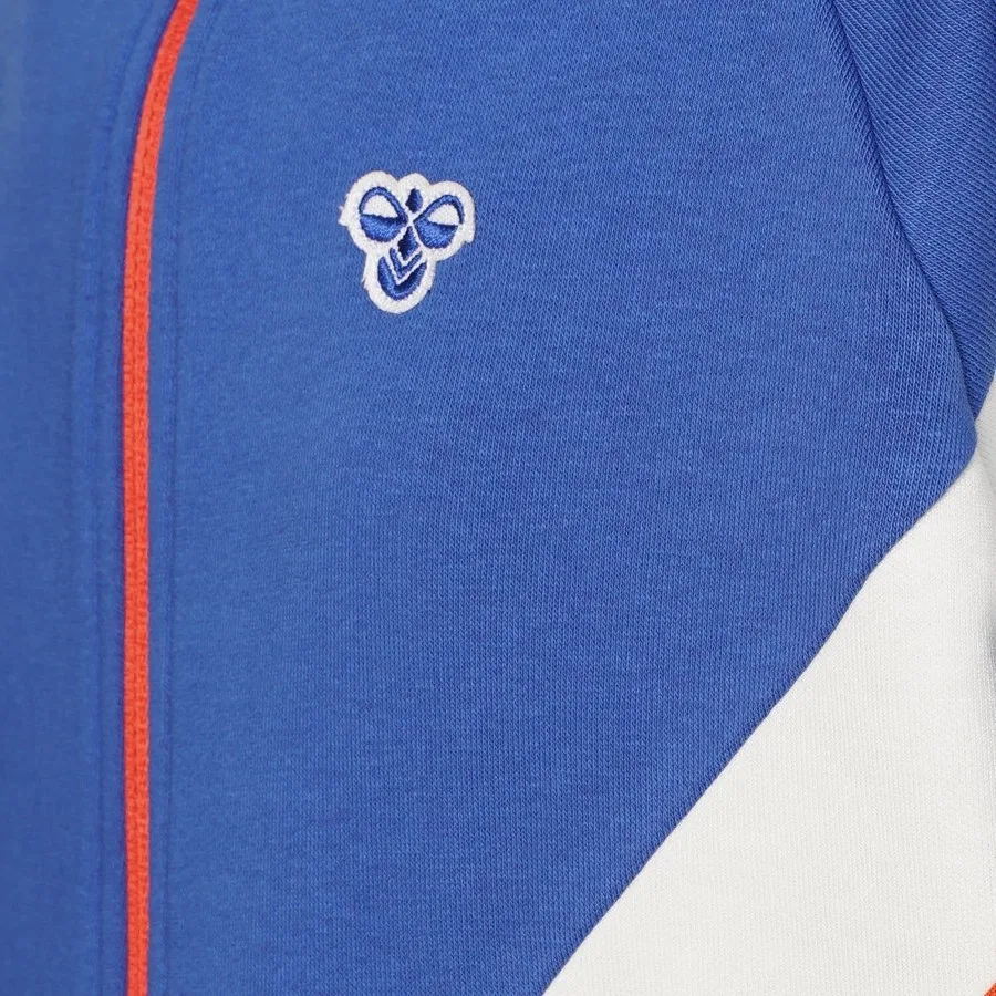 Детская спортивная куртка с молнией Hmllaura Zıp Jacket Hummel, Dazzling Blue — фото 4